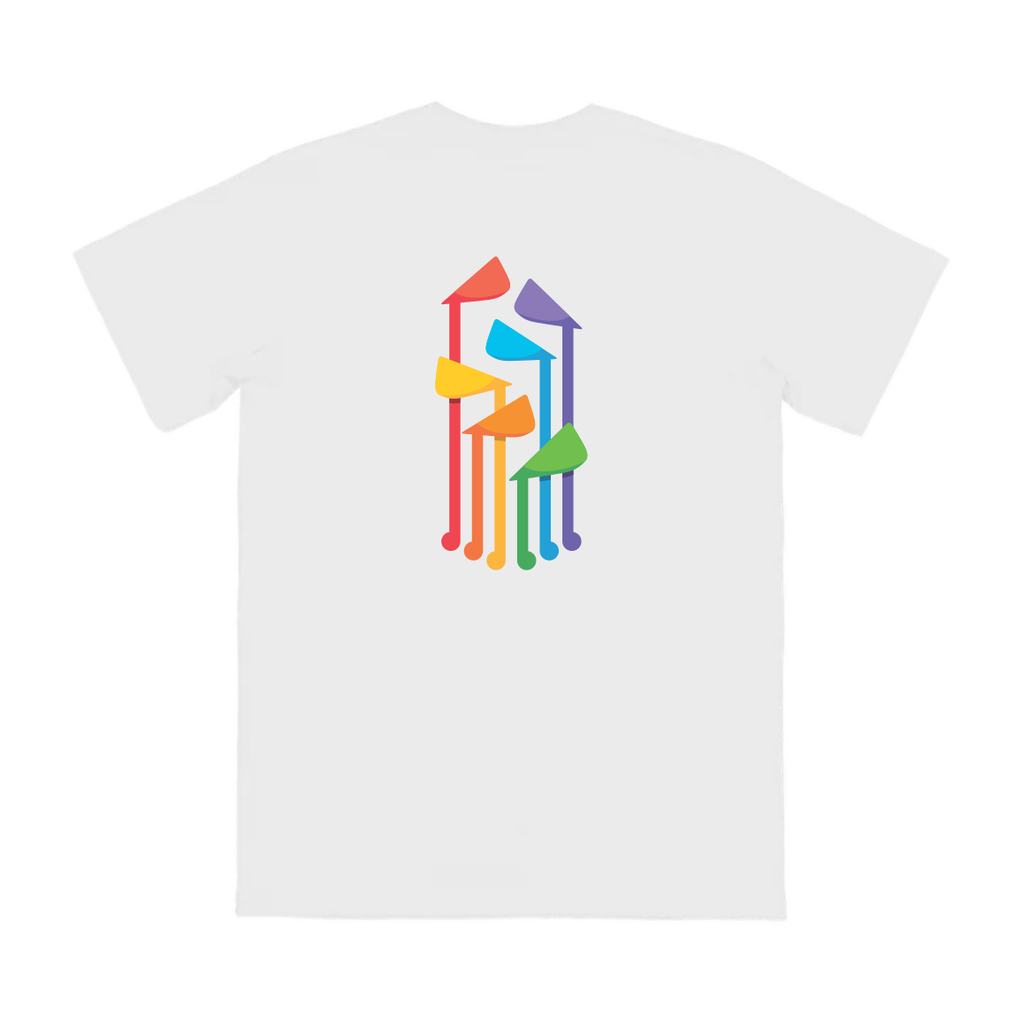 Wellington Pride Festival - Straight Cut Tee White