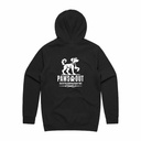 Paws Out Mens Hood - Black