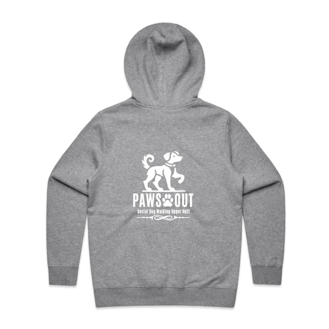Paws Out Mens Hood - Black