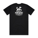 Paws Out Mens Hood - Black