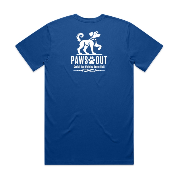 Paws Out Mens Hood - Black