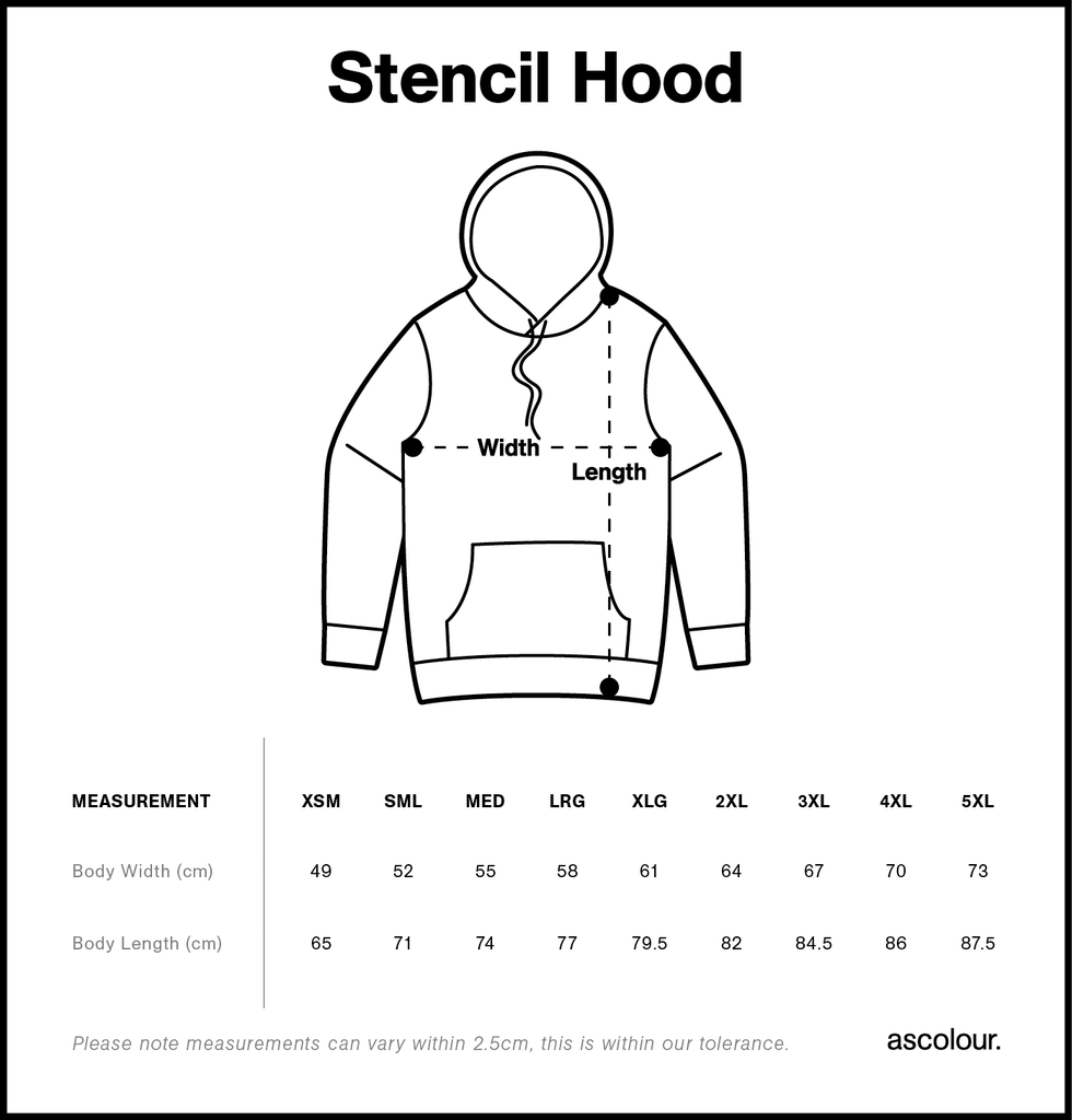 Paws Out Mens Hood - SIZE