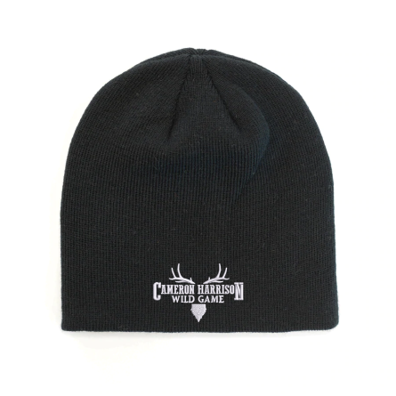Cameron Harrison Wild Game Logo Skull Beanie (Black)