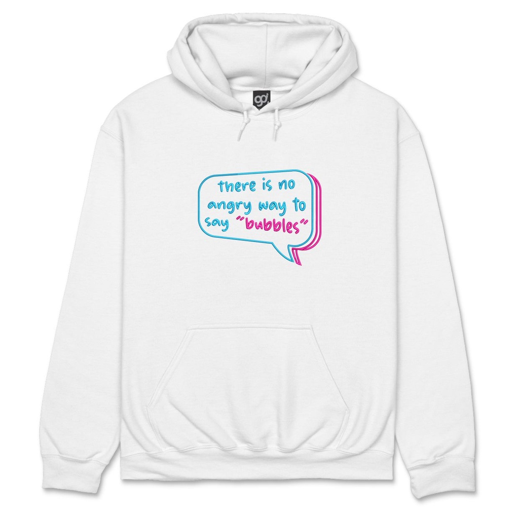 Bubbles- Hoodie (White, S)