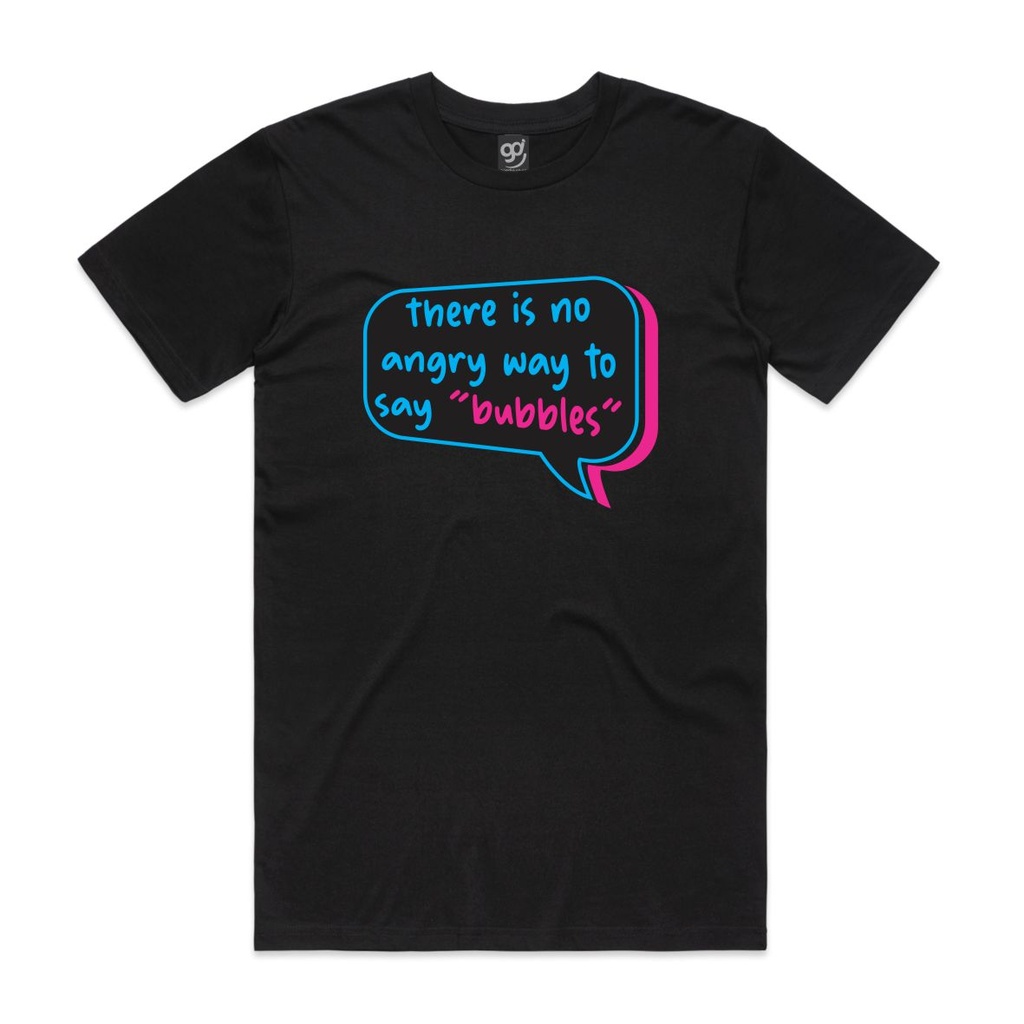 Bubbles - Mens Tee (S, Black)