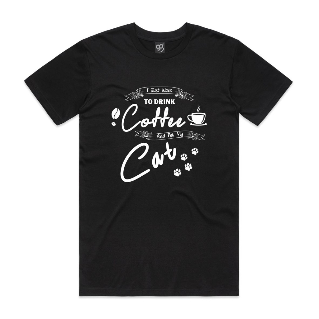 To Drink Coffee With - Mens Tee (S, Black)