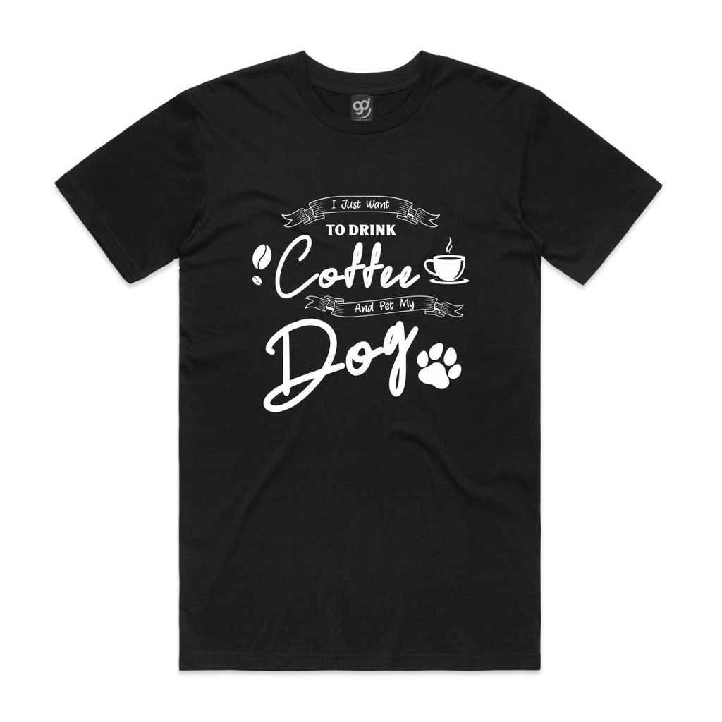 To Drink Coffee With - Mens Tee (Black, S)
