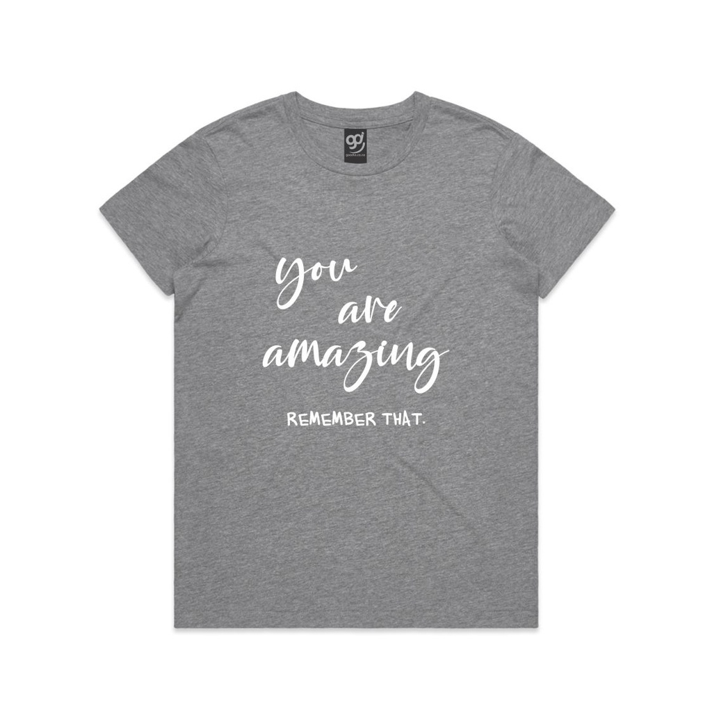 You are Amazing - Womens Tee (White, S)