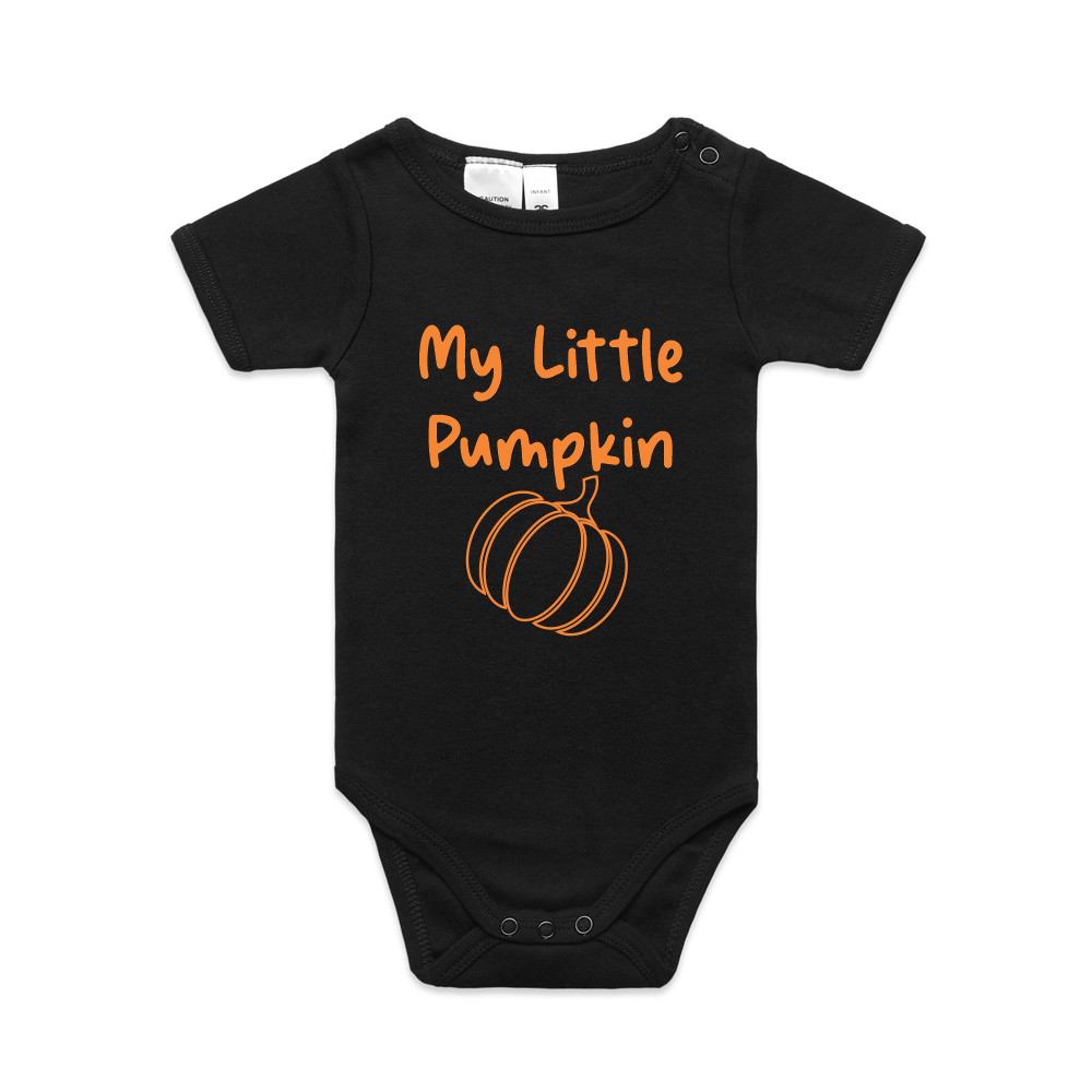 My Little Pumpkin Organic Infant Mini-Me One-Piece (0-3M)