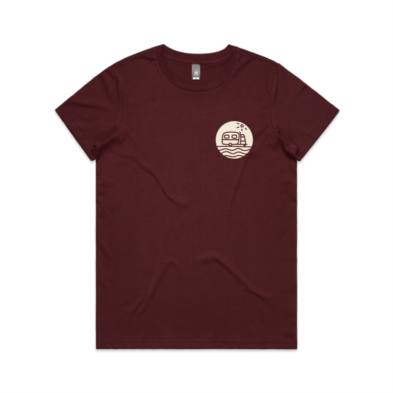 Burgundy Womens Tee (XS)
