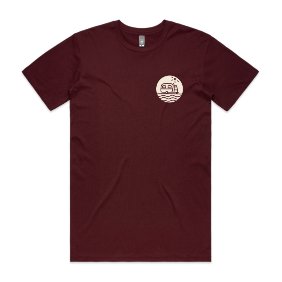 Burgundy Mens Tee (XS)