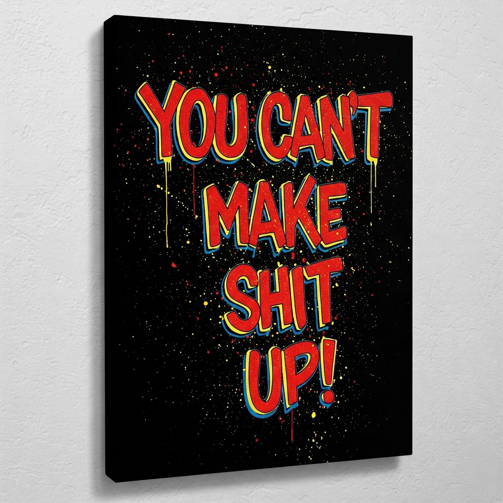 [AM006541] You Cant Make This Shit Up - Canvas