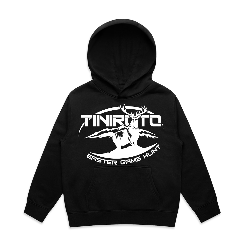 Tiniroto Easter Game Hunt - Kids Black Hoodie (8)