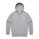 Paws Out Mens Hood - Grey Marle