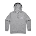 Paws Out Womens Hood - Grey Marle