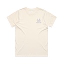 Paws Out Womens Tee - Ecru