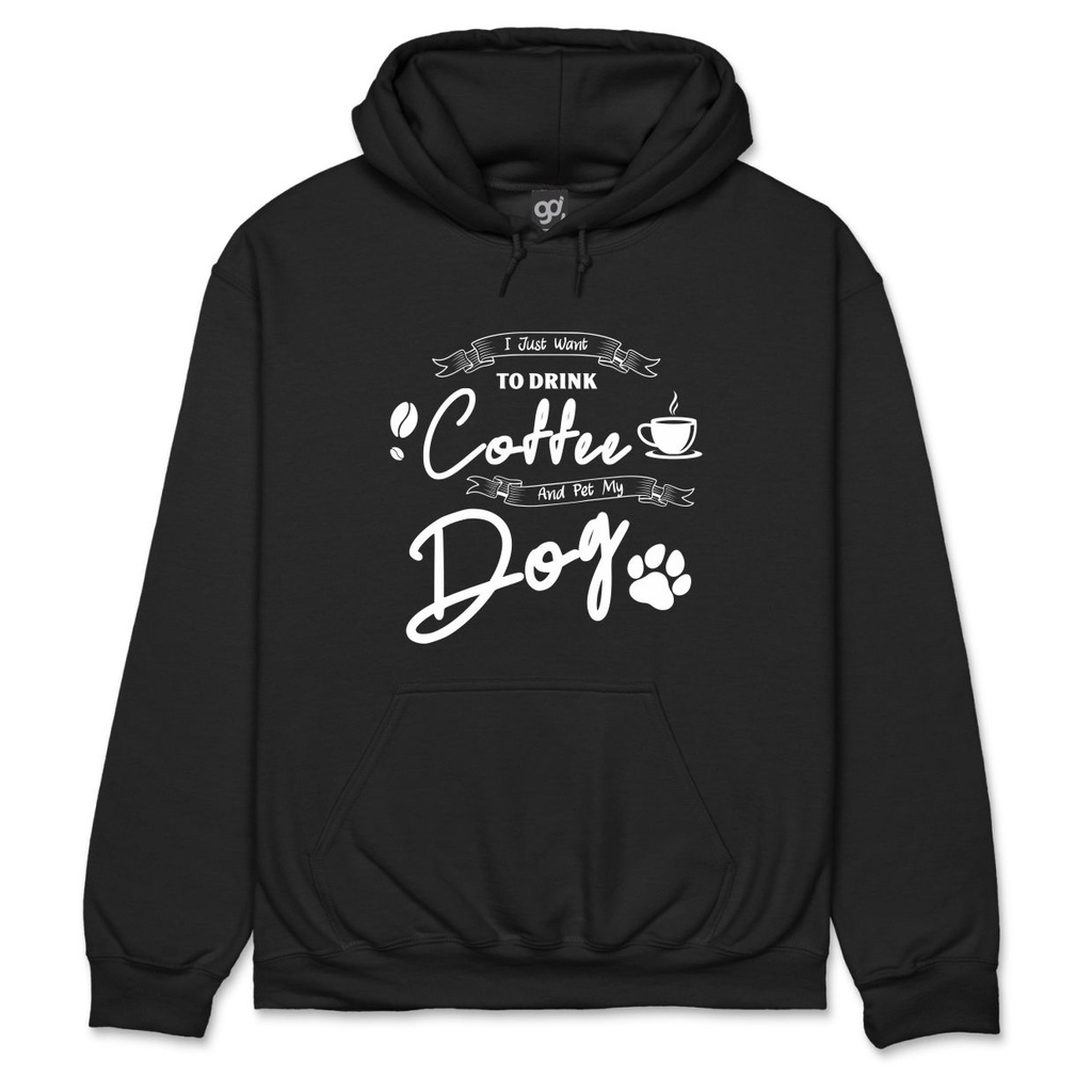 To Drink Coffee With - Hoodie (S, Black)