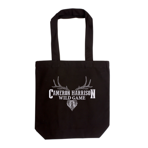Cameron Harrison Wild Game Logo Heavy Duty Canvas Tote Bag